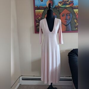 ASOS Soft Pink Long Sleeve Dress